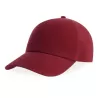 Casquette 6 pans en coton bio déstructurée avec visière incurvée, 270 g/m²