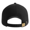 Casquette 6 pans en coton bio déstructurée avec visière incurvée, 270 g/m²