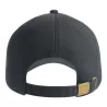 Casquette 6 pans en coton bio déstructurée avec visière incurvée, 270 g/m²