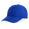 Casquette baseball 6 pans en polyester recyclé, visière courbée, 220 g/m²