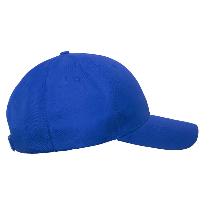 Casquette baseball 6 pans en polyester recyclé, visière courbée, 220 g/m²
