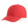 Casquette baseball 6 pans en polyester recyclé, visière courbée, 220 g/m²