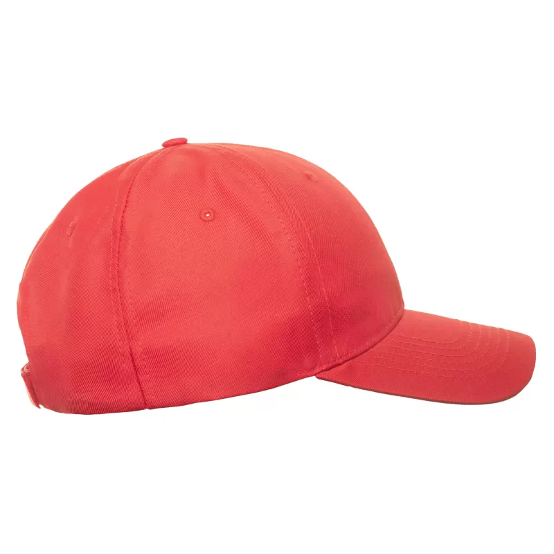 Casquette baseball 6 pans en polyester recyclé, visière courbée, 220 g/m²