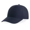 Casquette baseball 6 pans en polyester recyclé, visière courbée, 220 g/m²
