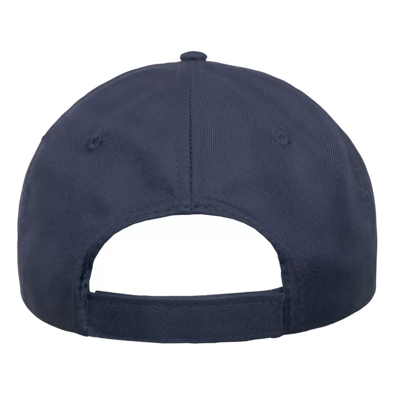 Casquette baseball 6 pans en polyester recyclé, visière courbée, 220 g/m²