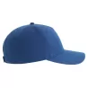 Casquette baseball 5 pans en polyester recyclé, visière courbée, 200 g/m²