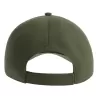 Casquette baseball 5 pans en polyester recyclé, visière courbée, 200 g/m²