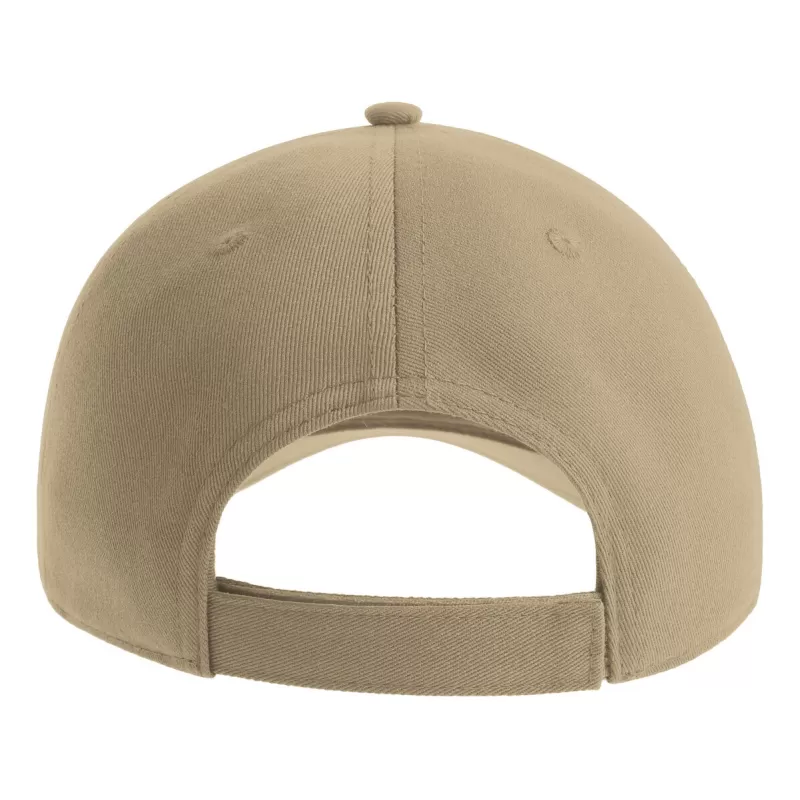Casquette baseball 5 pans en polyester recyclé, visière courbée, 200 g/m²