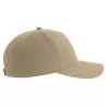 Casquette baseball 5 pans en polyester recyclé, visière courbée, 200 g/m²