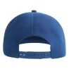 Casquette 6 panneaux snapback, visière plate, en polyester recyclé, 200 g/m²