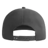 Casquette 6 panneaux snapback, visière plate, en polyester recyclé, 200 g/m²