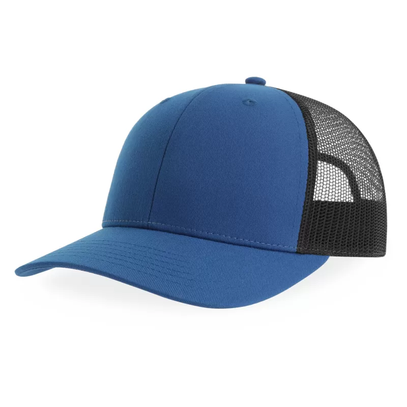 Casquette trucker 6 panneaux en polyester recyclé, légère et respirante, 200 g/m²