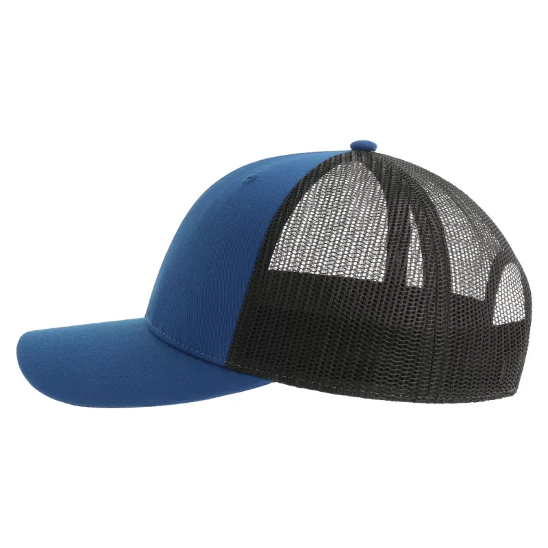 Casquette trucker 6 panneaux en polyester recyclé, légère et respirante, 200 g/m²