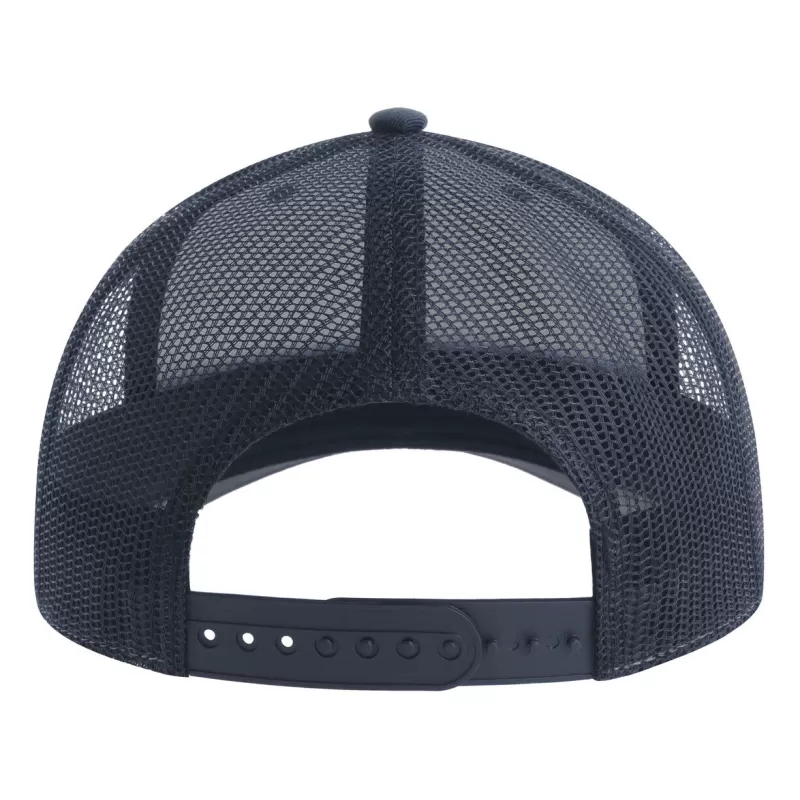 Casquette trucker 6 panneaux en polyester recyclé, légère et respirante, 200 g/m²