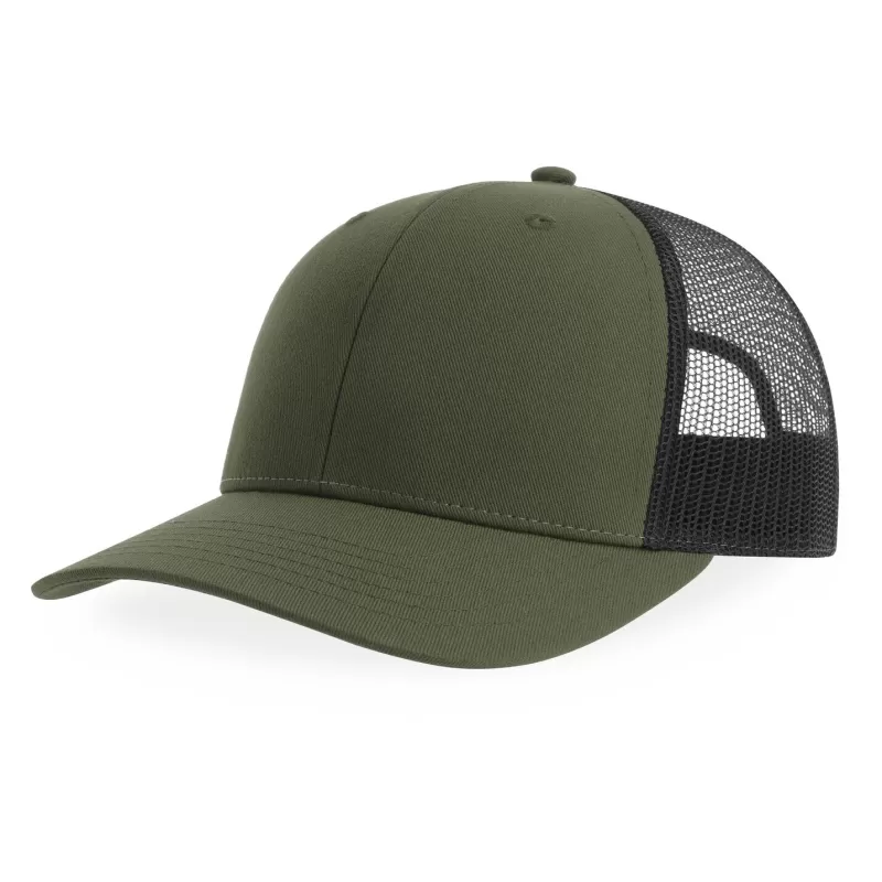 Casquette trucker 6 panneaux en polyester recyclé, légère et respirante, 200 g/m²