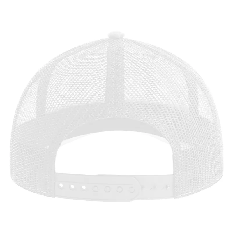 Casquette trucker 6 panneaux en polyester recyclé, légère et respirante, 200 g/m²