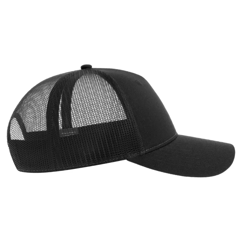 Casquette trucker 5 pans en polyester recyclé, légère et respirante, 200 g/m²