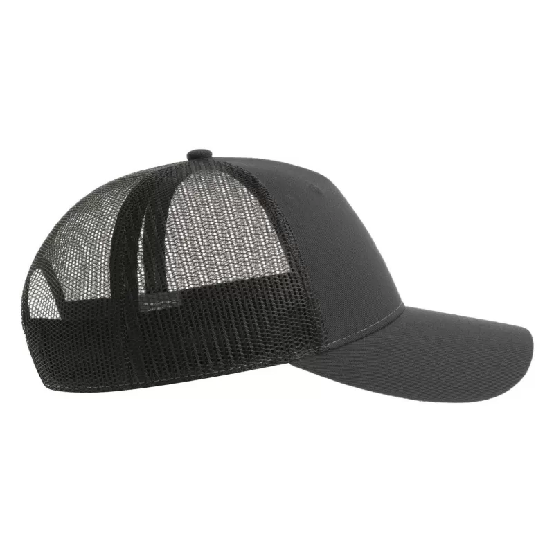 Casquette trucker 5 pans en polyester recyclé, légère et respirante, 200 g/m²