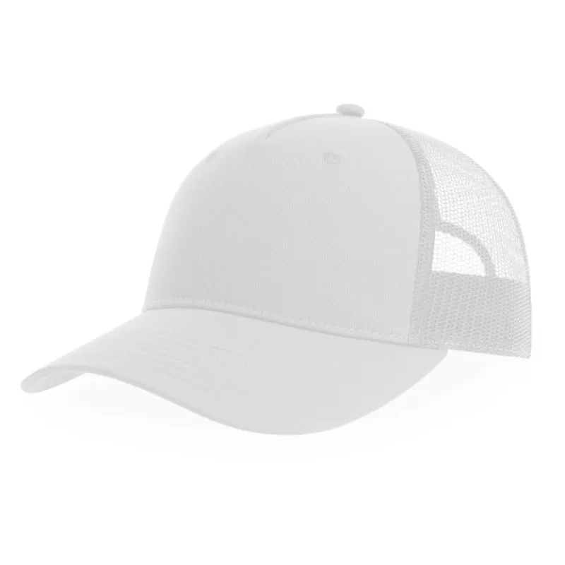 Casquette trucker 5 pans en polyester recyclé, légère et respirante, 200 g/m²