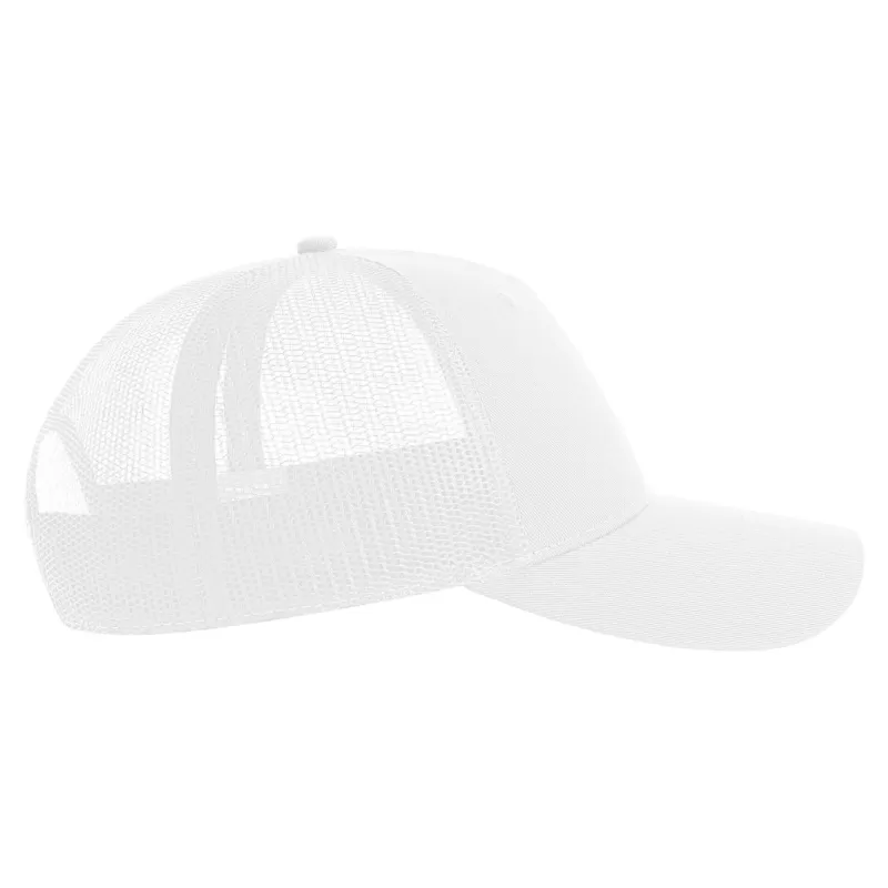 Casquette trucker 5 pans en polyester recyclé, légère et respirante, 200 g/m²
