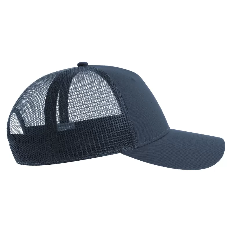 Casquette trucker 5 pans en polyester recyclé, légère et respirante, 200 g/m²
