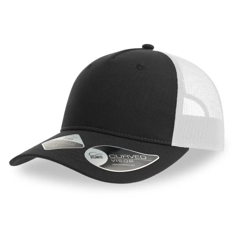 Casquette trucker 5 pans en polyester recyclé, légère et respirante, 200 g/m²