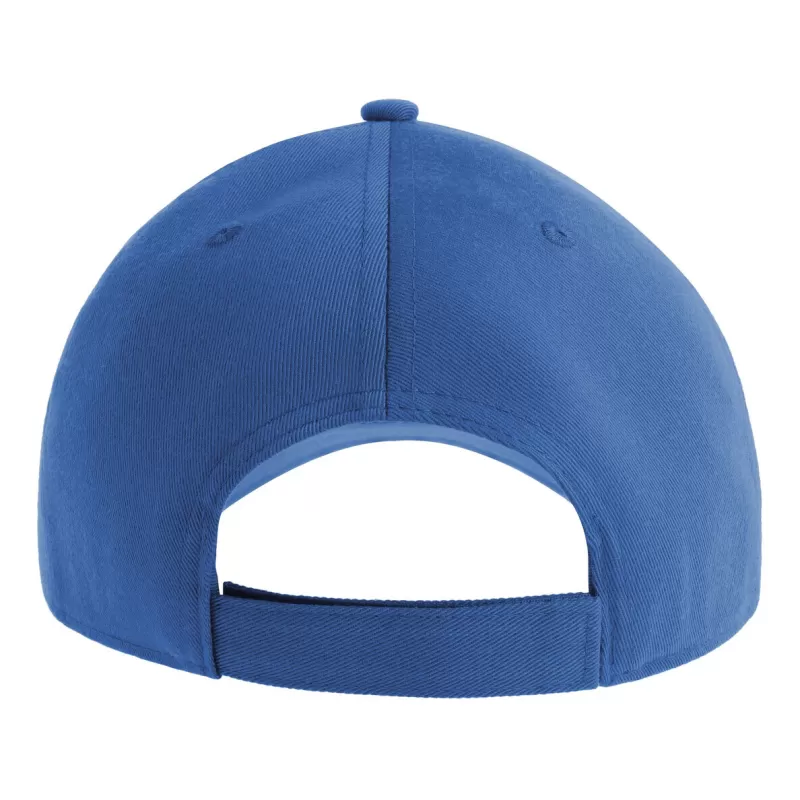 Casquette baseball 6 pans en polyester recyclé, visière courbée, 200 g/m²