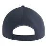 Casquette baseball 6 pans en polyester recyclé, visière courbée, 200 g/m²