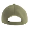 Casquette baseball 6 pans en polyester recyclé, visière courbée, 200 g/m²