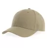 Casquette baseball 6 pans en polyester recyclé, visière courbée, 200 g/m²
