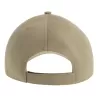 Casquette baseball 6 pans en polyester recyclé, visière courbée, 200 g/m²