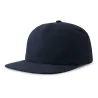 Casquette vintage visière plate 5 panneaux en coton organique et recyclé, 260 g/m²