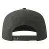 Casquette vintage visière plate 5 panneaux en coton organique et recyclé, 260 g/m²
