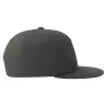 Casquette vintage visière plate 5 panneaux en coton organique et recyclé, 260 g/m²