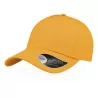 Casquette de sport coton léger 5 panneaux, visière courbée, oeillets cousus, 270 g/m²