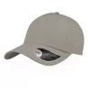 Casquette de sport coton léger 5 panneaux, visière courbée, oeillets cousus, 270 g/m²