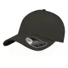 Casquette de sport coton léger 5 panneaux, visière courbée, oeillets cousus, 270 g/m²