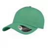 Casquette de sport coton léger 5 panneaux, visière courbée, oeillets cousus, 270 g/m²