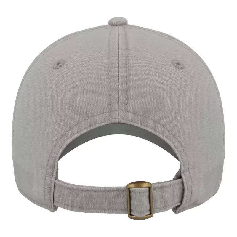 Casquette baseball 6 panneaux en coton canvas, look vintage, 260 g/m²