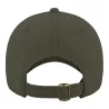 Casquette baseball 6 panneaux en coton canvas, look vintage, 260 g/m²