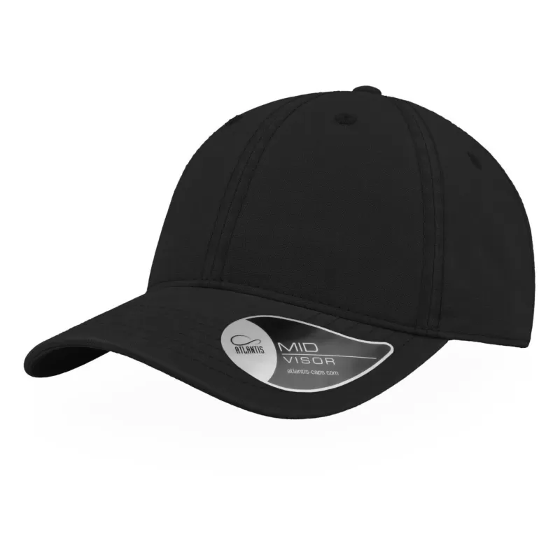 Casquette baseball 6 panneaux en coton canvas, look vintage, 260 g/m²
