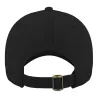 Casquette baseball 6 panneaux en coton canvas, look vintage, 260 g/m²