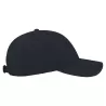 Casquette baseball 6 panneaux en coton canvas, look vintage, 260 g/m²