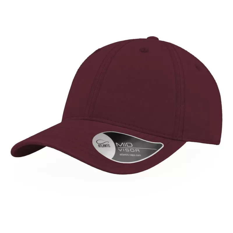 Casquette baseball 6 panneaux en coton canvas, look vintage, 260 g/m²