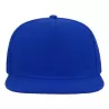 Casquette visière plate 5 pans en polyester recyclé, panneau avant renforcé, 300 g/m²