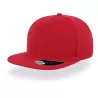 Casquette visière plate 5 pans en polyester recyclé, panneau avant renforcé, 300 g/m²