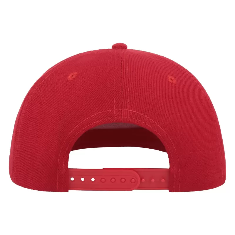 Casquette visière plate 5 pans en polyester recyclé, panneau avant renforcé, 300 g/m²