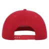 Casquette visière plate 5 pans en polyester recyclé, panneau avant renforcé, 300 g/m²