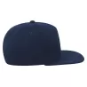 Casquette visière plate 5 pans en polyester recyclé, panneau avant renforcé, 300 g/m²