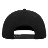 Casquette visière plate 5 pans en polyester recyclé, panneau avant renforcé, 300 g/m²